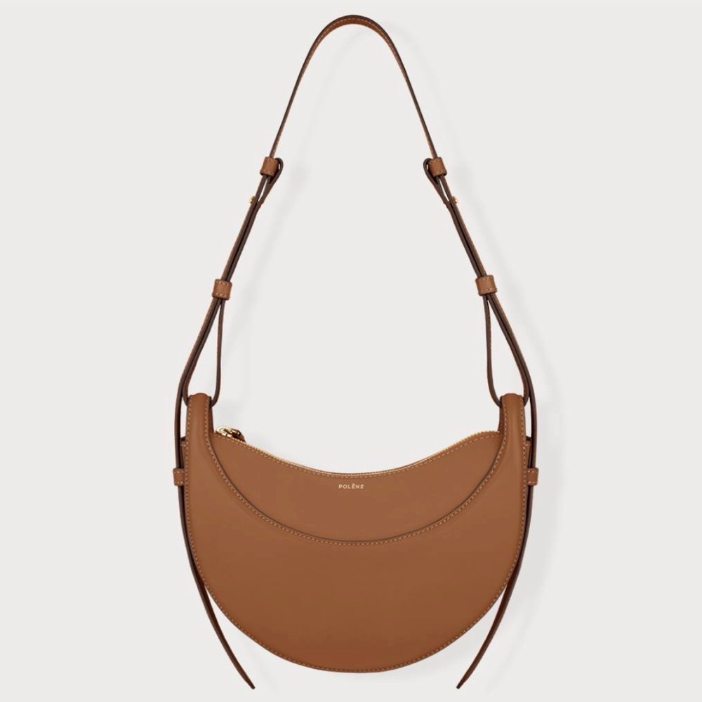 Elegant Tan brown Women's Shoulder Bag 2 straps 2 length like new with dust bag